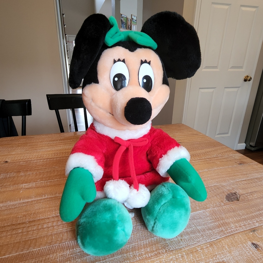 Minnie Mouse Disneyland Walt Disney World 19" Christmas 80s Vintage Winter